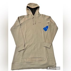 Columbia Rush Valley Long Tunic Style Hoodie Sweatshirt
